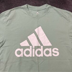 Adidas Mint Green Logo Tee